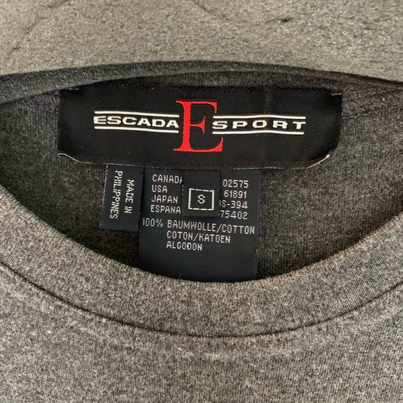 Escada Sport Grey Tee - Picture 3 of 4